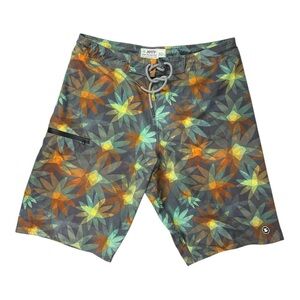 Jetty Supply Co Board Shorts Mens 30 Surf Swim Holyoke Stretch Beach